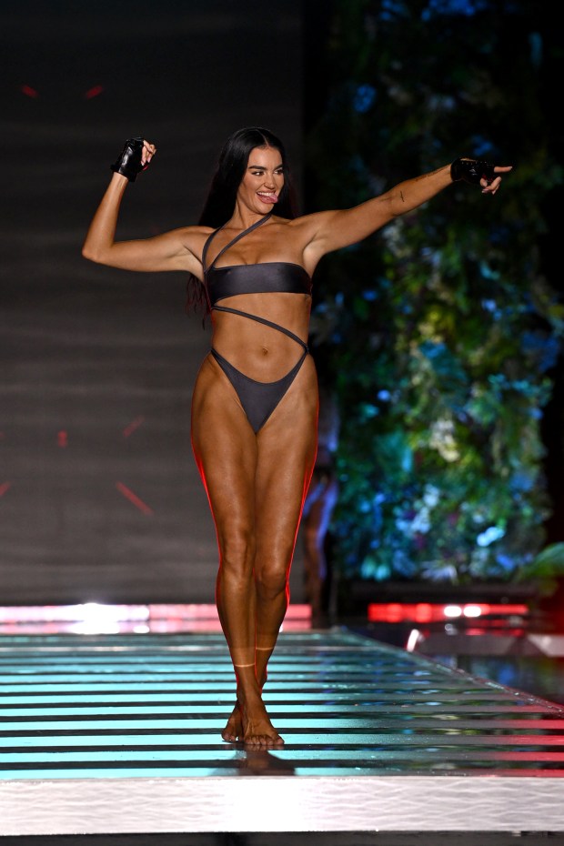MIAMI BEACH, FLORIDA - MAY 30: Claire Kittle walks the runway at the Sports Illustrated Swimsuit Runway Show at W South Beach on May 30, 2026 in Miami Beach, Florida. (Photo by Ivan Apfel/Getty Images)