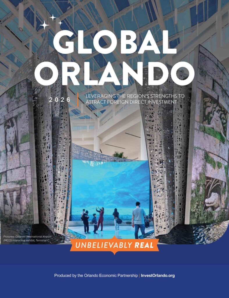 Orlando Strengthens Global Position as New Report Highlights Talent, Trade, and Investment Growth 5 Global Orlando FDI Brochure 2026 Page 01 4