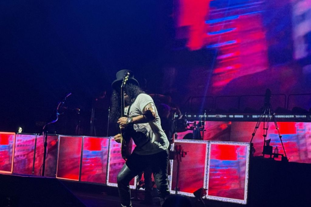 Photo: Guns N’ Roses performs at the Formula 1 Miami Grand Prix kickoff concert at Seminole Hard Rock Hotel & Casino Hollywood.