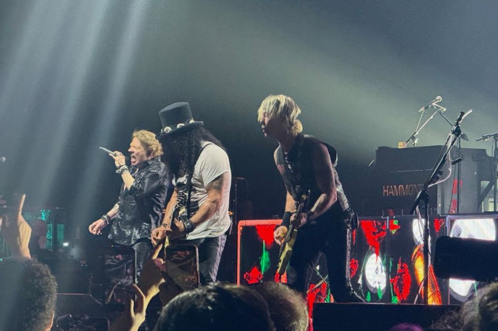 Photo: Guns N’ Roses performs at the Formula 1 Miami Grand Prix kickoff concert at Seminole Hard Rock Hotel & Casino Hollywood.