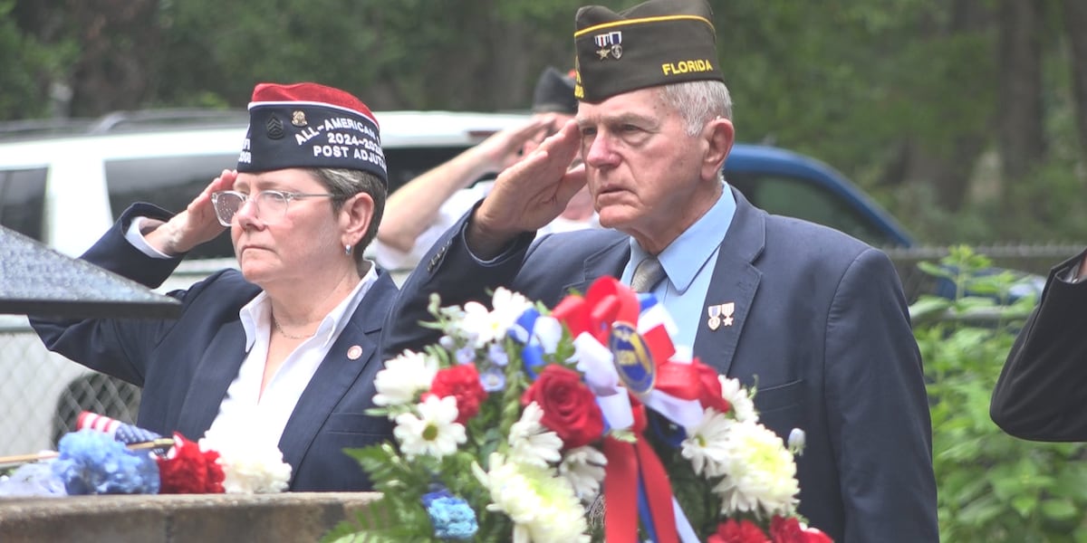 ‘I think it shows that people care’: Community honors fallen veterans at VFW Cemetery