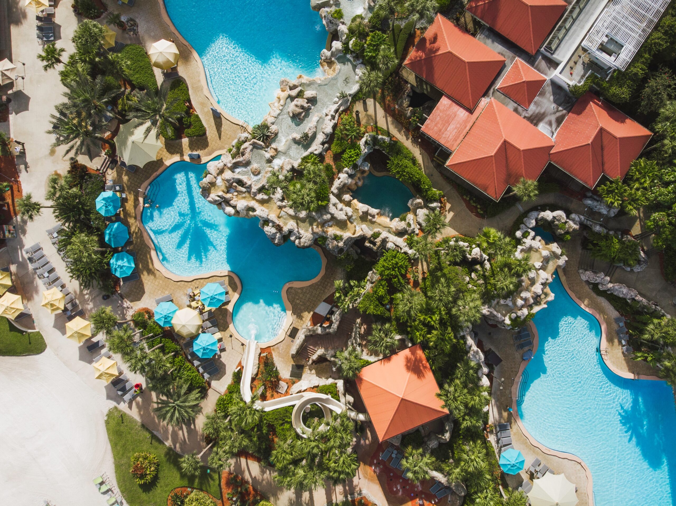 Hrgc Pool Aerial Shot