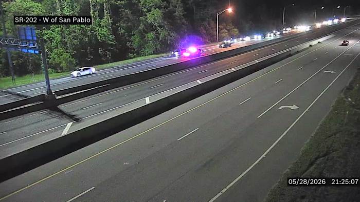 Traffic Alert: Fatal crash closes eastbound lanes on Butler Blvd. from San Pablo Road to Marsh Landing Pkwy