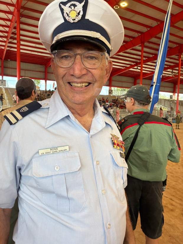Fred Ross at the Town of Davie 2026 Memorial Day Service Program on Monday, May 25, 2026. (Cindy Krischer Goodman/Sun Sentinel)