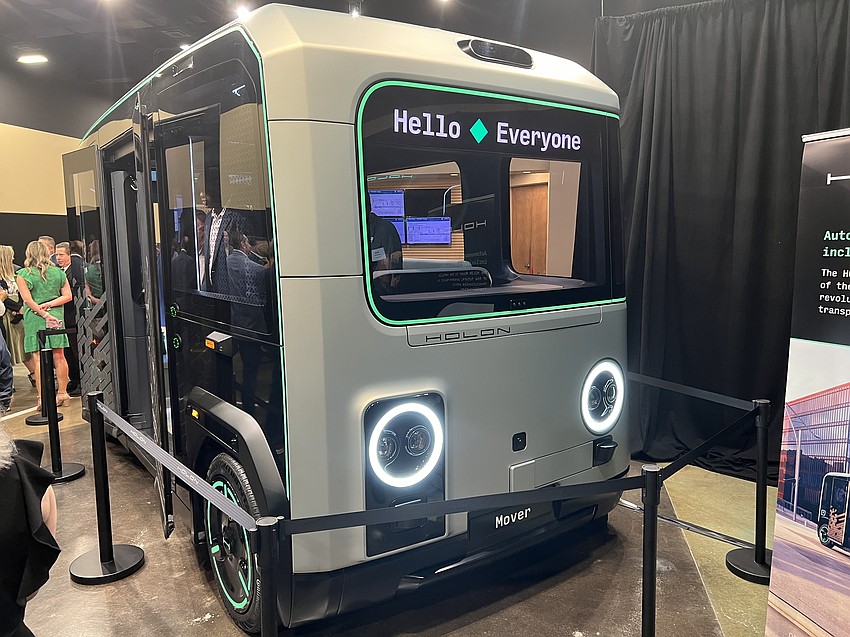 The Jacksonville Transportation Authority wants to use the Holon Mover that will be made in Jacksonville for its driverless urban transportation system when it comes online in 2026.