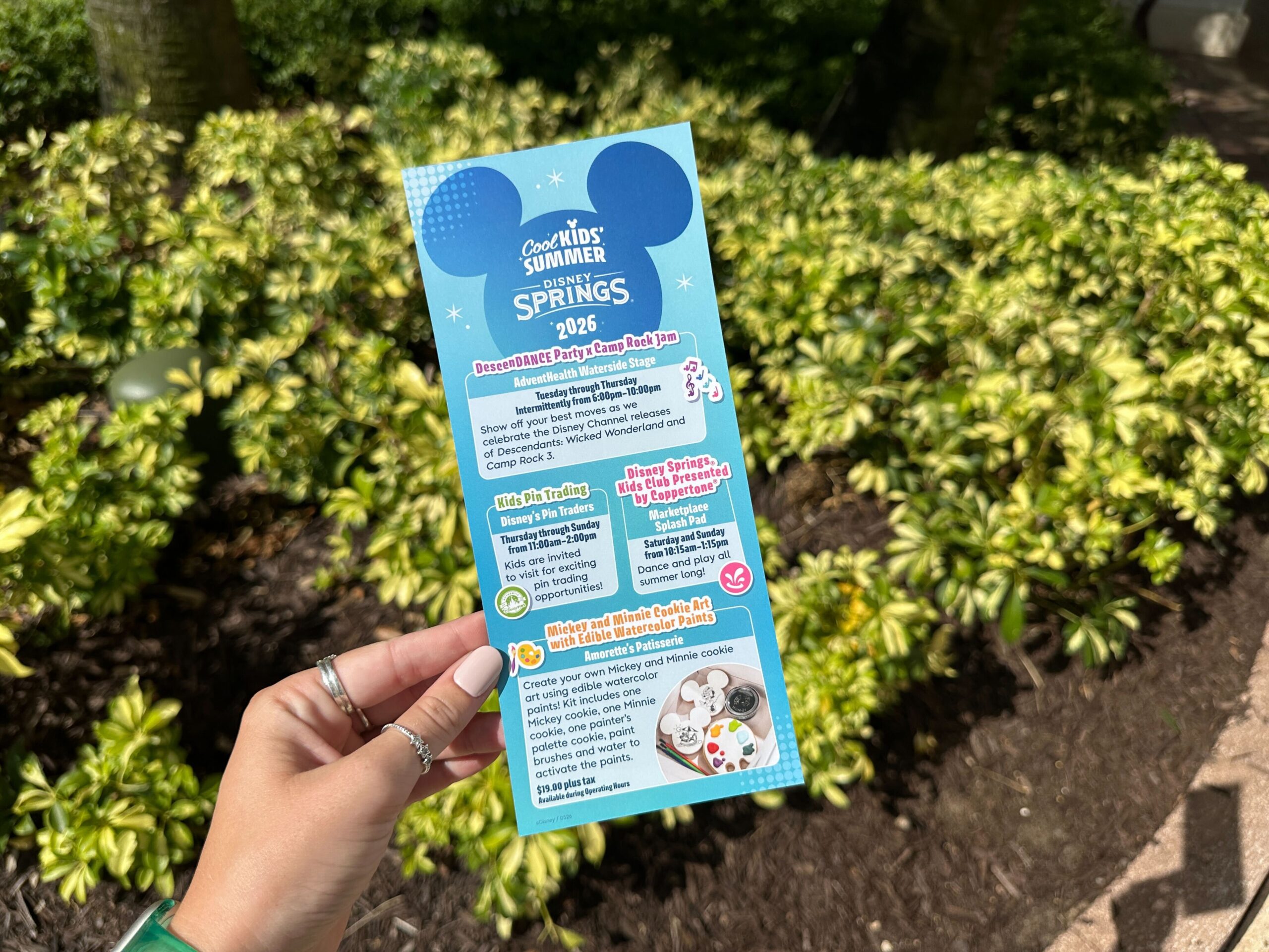 Disney Springs debuts guide maps for 2026 Cool Kids Summer
