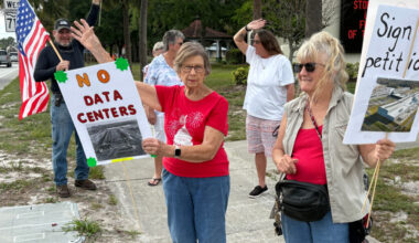 Many Indiantown residents opposed to data centers express frustration over what they describe as a lack of transparency regarding the proposals. Credit: Amy Green/Inside Climate News