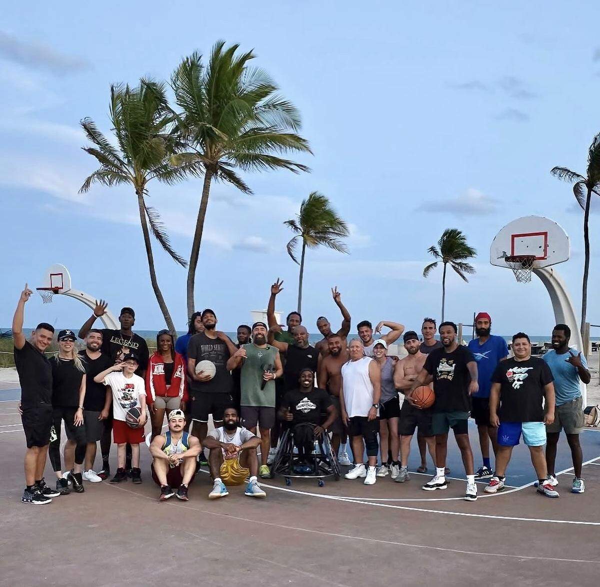 Beach Ballers, a group of Fort Lauderdale residents, have been vocal advocates for the beloved basketball courts at Fort Lauderdale Beach Park.