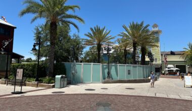 Waterview Park at Disney Springs Now Closed for Roof Installation Over Stage and Guest Seating