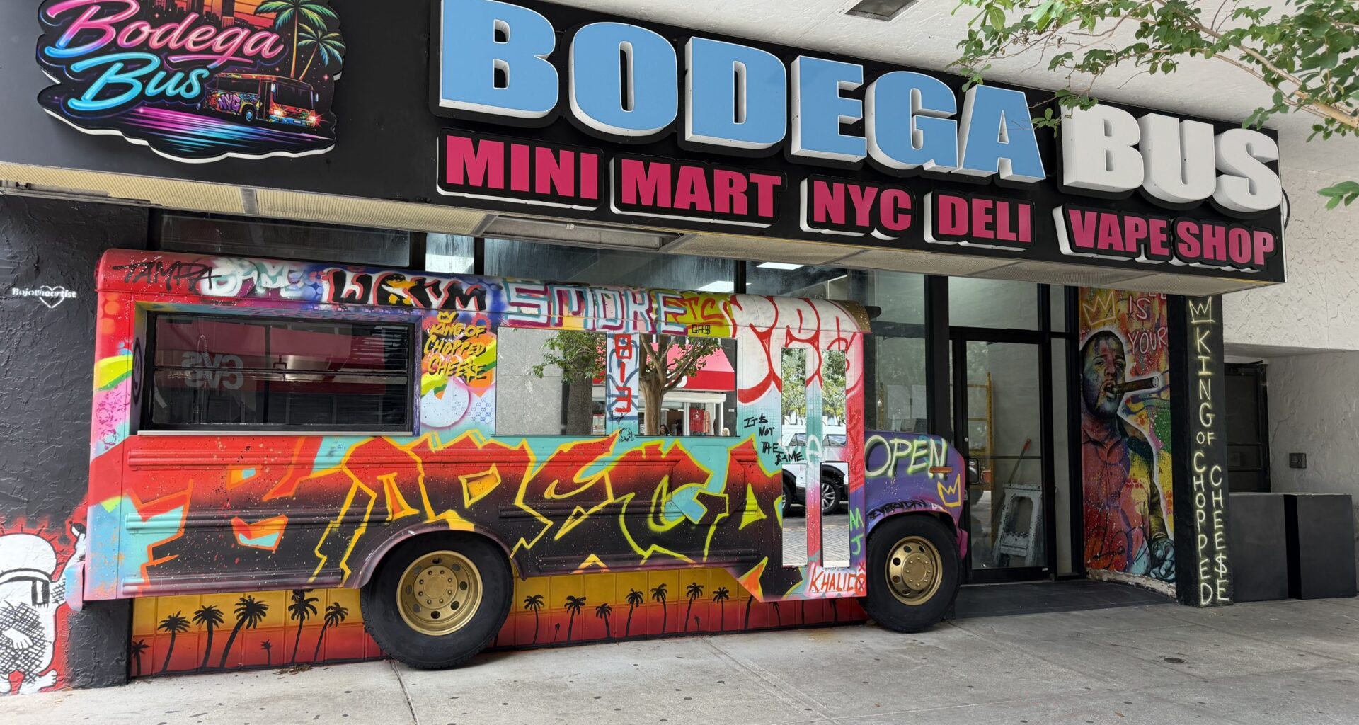Downtown Tampa’s new Bodega Bus deli promises chopped cheese and more until 4 AM