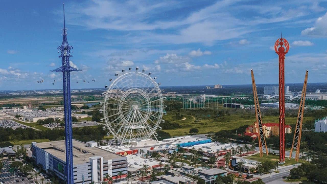 An image of Icon Park in Orlando. Orlando teen takeover Orlando Theme Park.