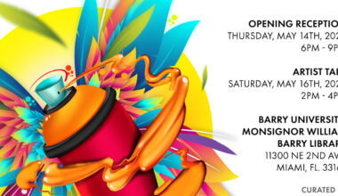 Izia Lindsay Solo Exhibition RIDDIMS OF GRAFFITI Will Open at DVCAI at Barry University
