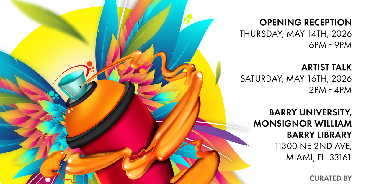 Izia Lindsay Solo Exhibition RIDDIMS OF GRAFFITI Will Open at DVCAI at Barry University