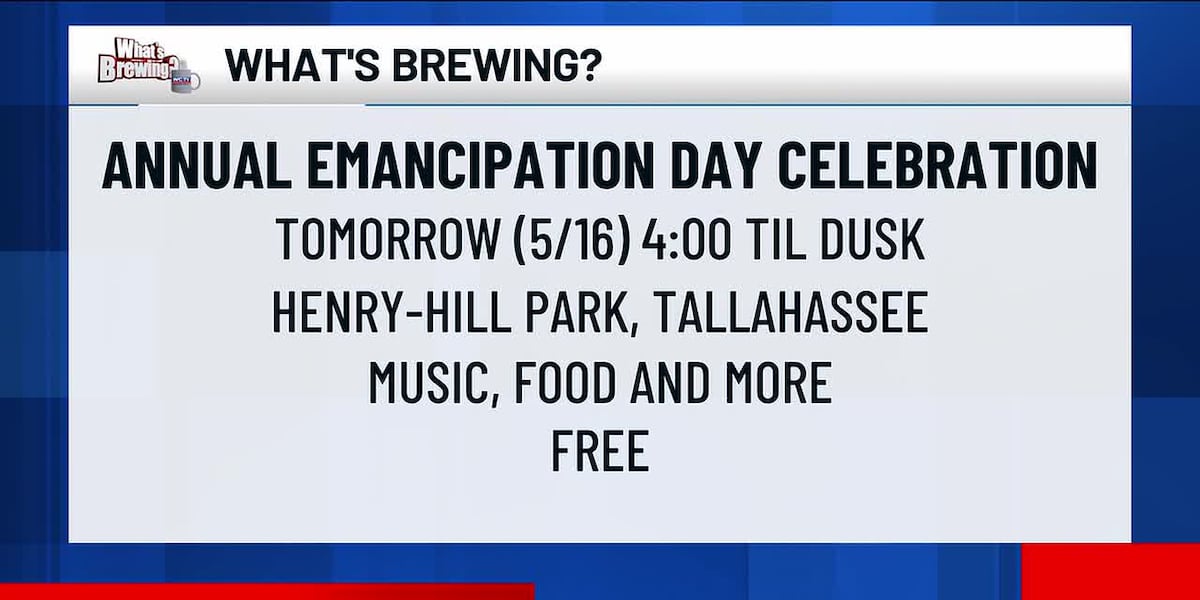 What’s Brewing - Annual Emancipation Day Celebration
