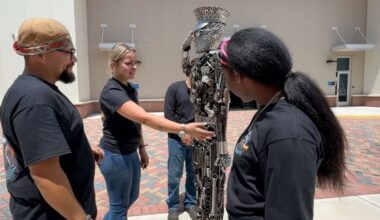 IRSC welding students build Tomb of the Unknown Soldier sculpture for America's 250th anniversary