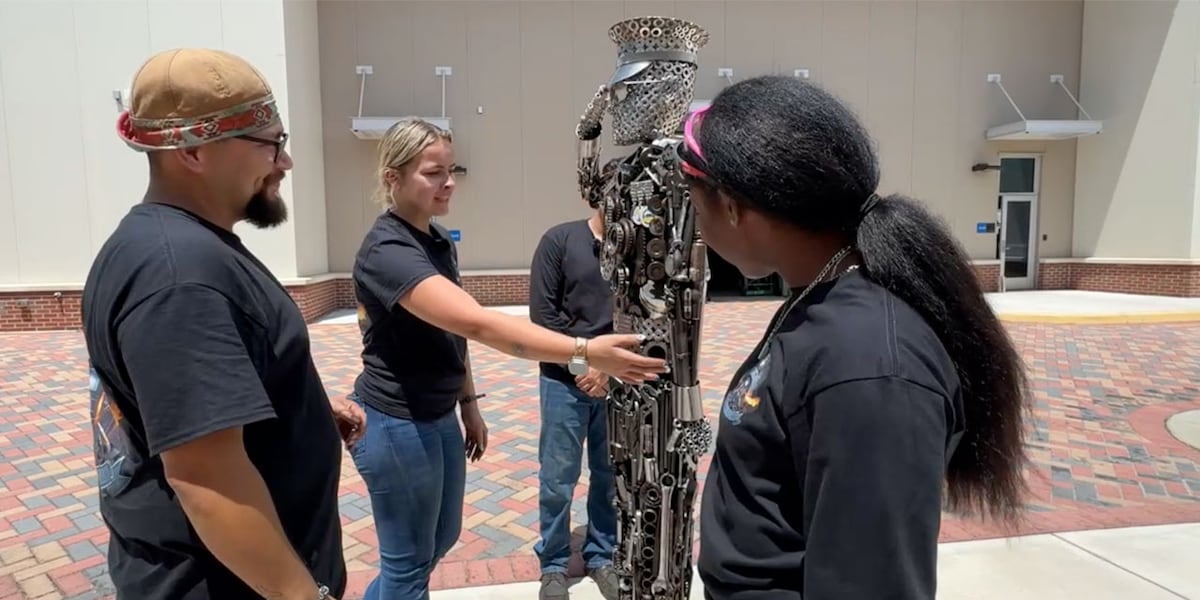 IRSC welding students build Tomb of the Unknown Soldier sculpture for America's 250th anniversary