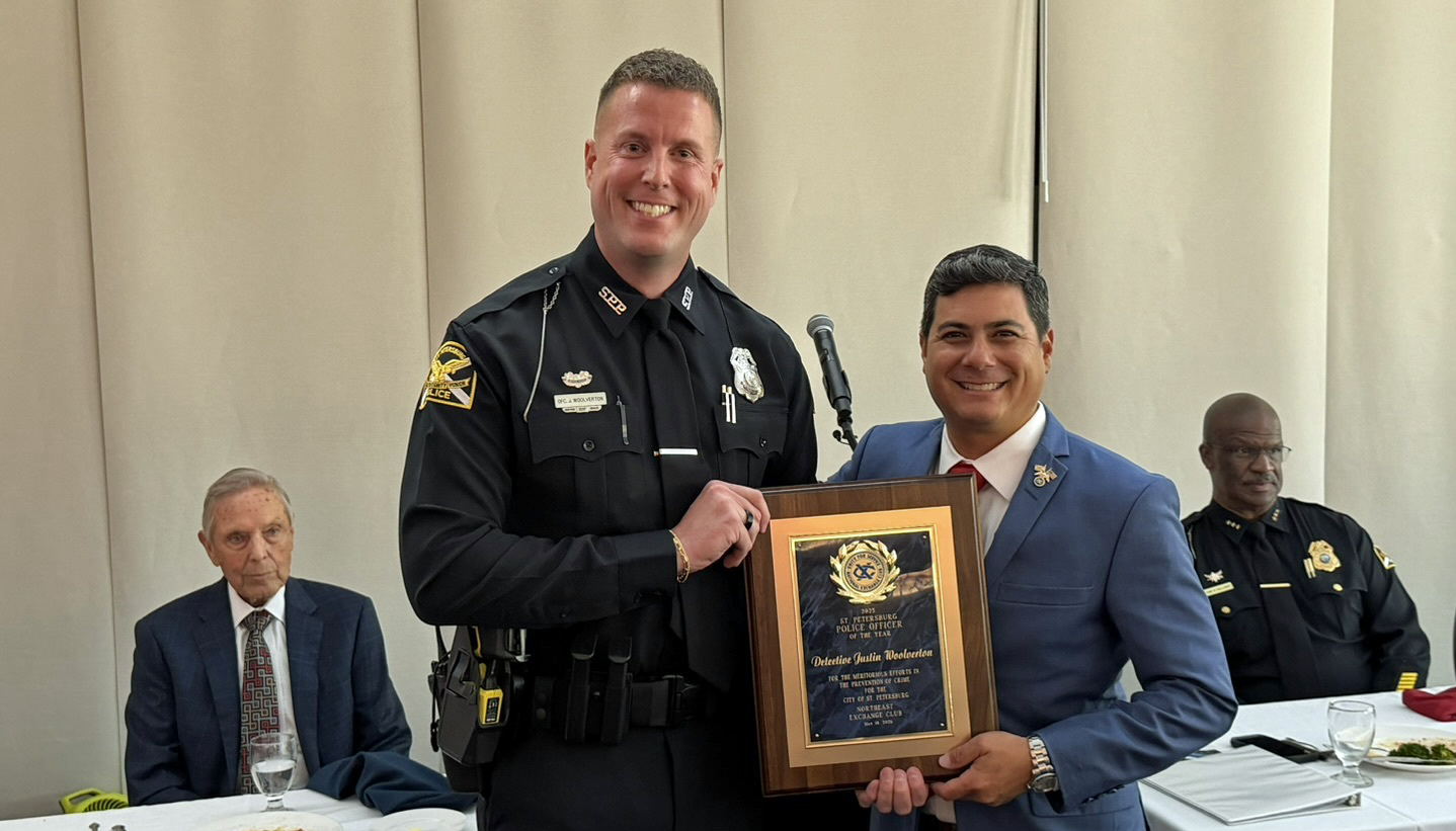 St. Petersburg Police Officer of the Year honored
