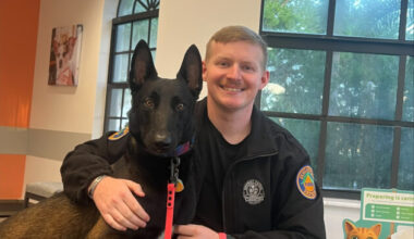 FHP trooper rescues dog from canal