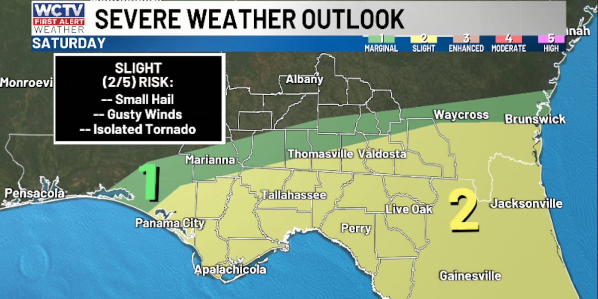 Could we see a Saturday strong storm chance? ⛈️