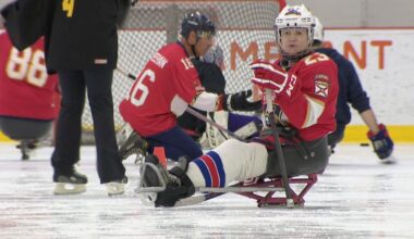 Florida Panthers host sled hockey clinic, breaking barriers for athletes of all abilities