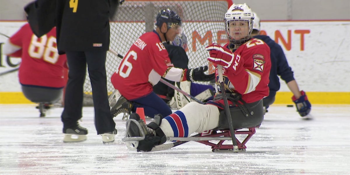 Florida Panthers host sled hockey clinic, breaking barriers for athletes of all abilities