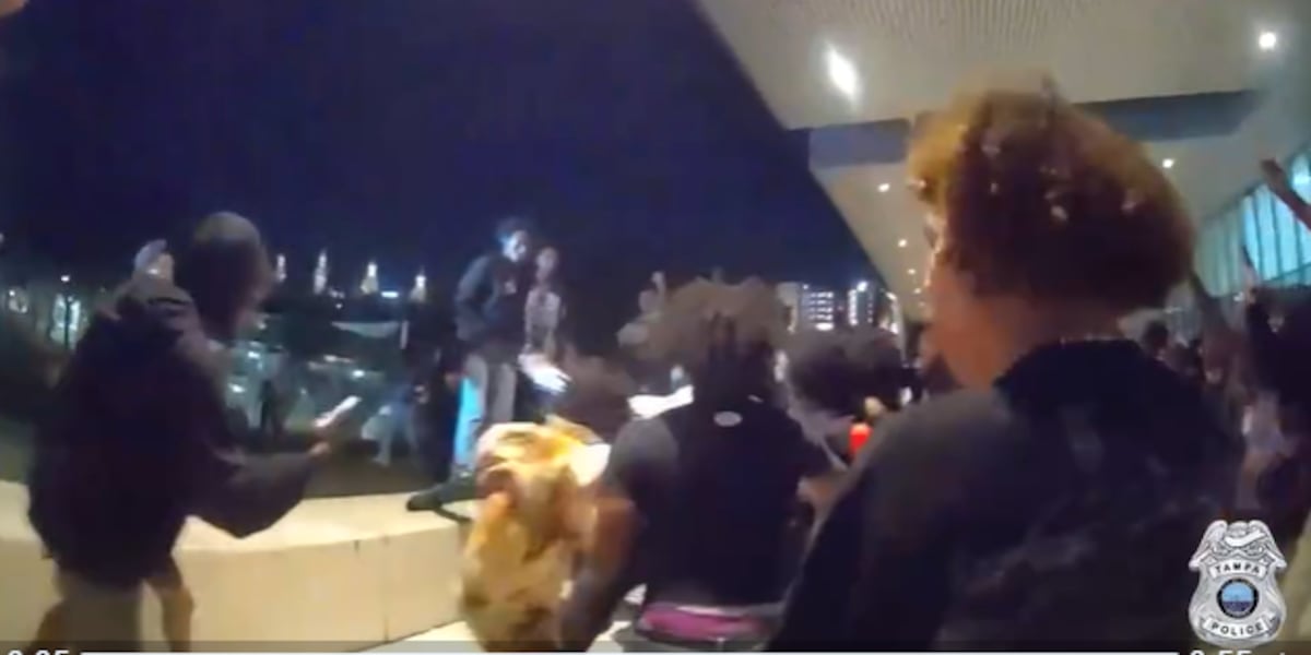 Tampa Police release new video of teen ‘takeover’ of waterfront park