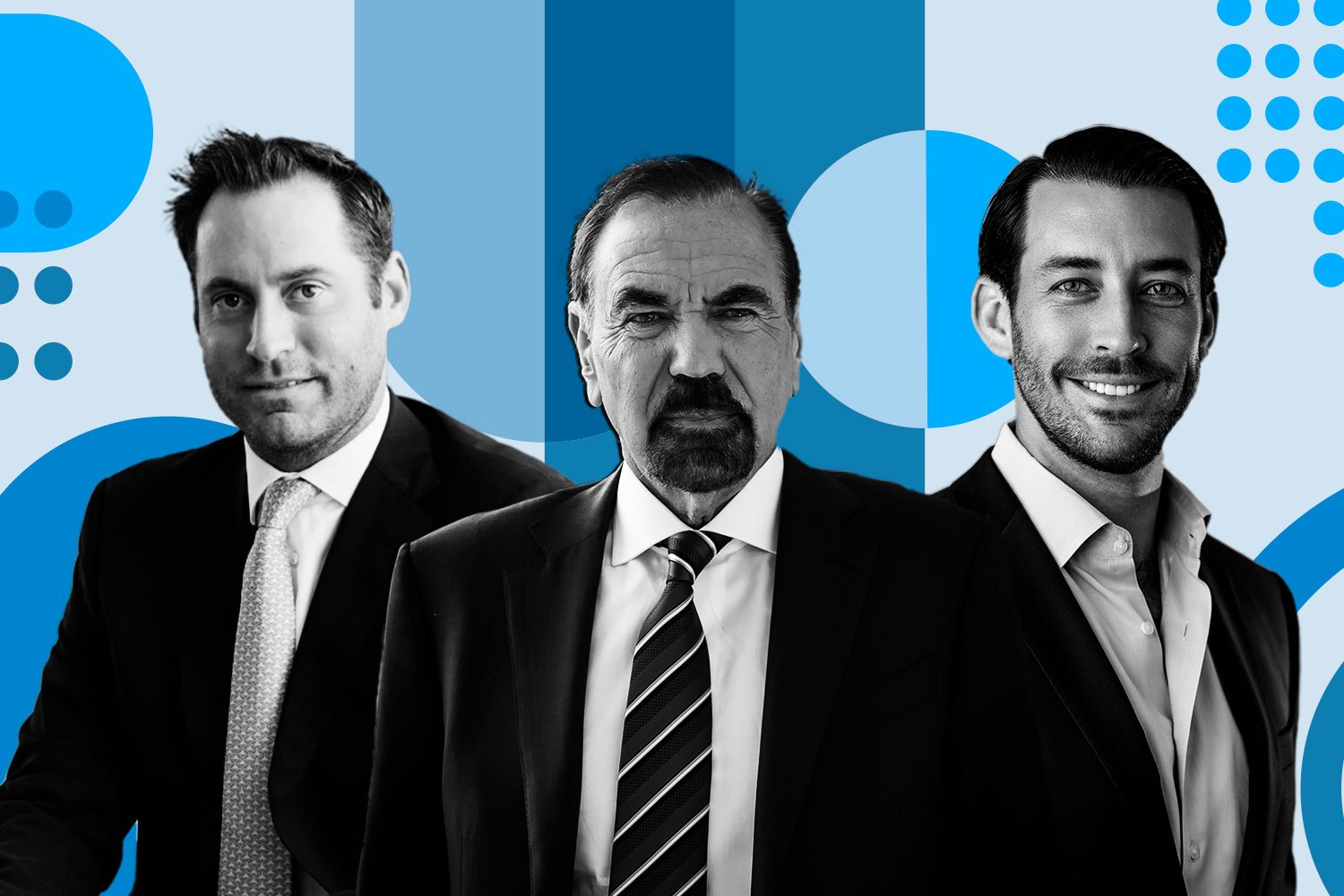 Related Group’s Jorge M. Pérez and his sons Jon Paul Pérez and Nicholas Pérez