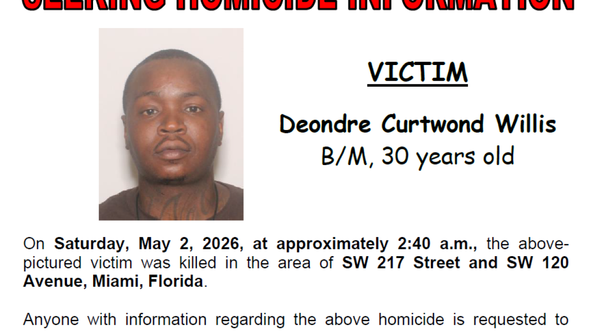 Man fatally shot in SW Miami-Dade ID’d, deputies say – NBC 6 South Florida