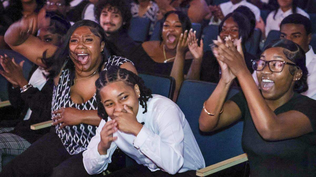 Booker T. students surprised with $30,000 scholarships