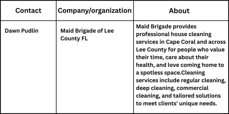 Sparkling Vacation Homes in Cape Coral: How to Find a Cleaning Service You Can Trust Maid Brigade Sparkling Vacation Homes in Cape Coral: How to Find a Cleaning Service You Can Trust
