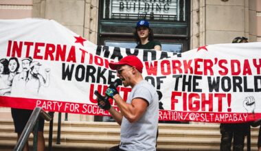 Demonstrators in St. Pete Highlight labor movement during May Day rally [PHOTOS]