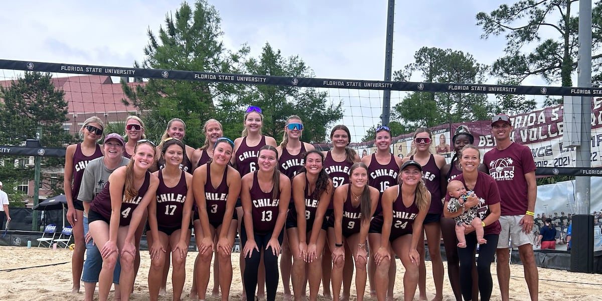 Chiles beach volleyball sweeps Lourdes Academy in Class 2A state semifinals