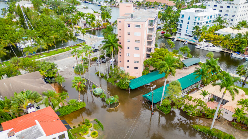 Flooding in Fort Lauderdale following Hurricane Nicole (iStock image)