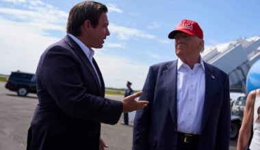 Trump and DeSantis sued over donation of Miami land for extravagant presidential library