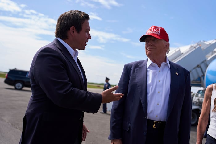 Trump and DeSantis sued over donation of Miami land for extravagant presidential library