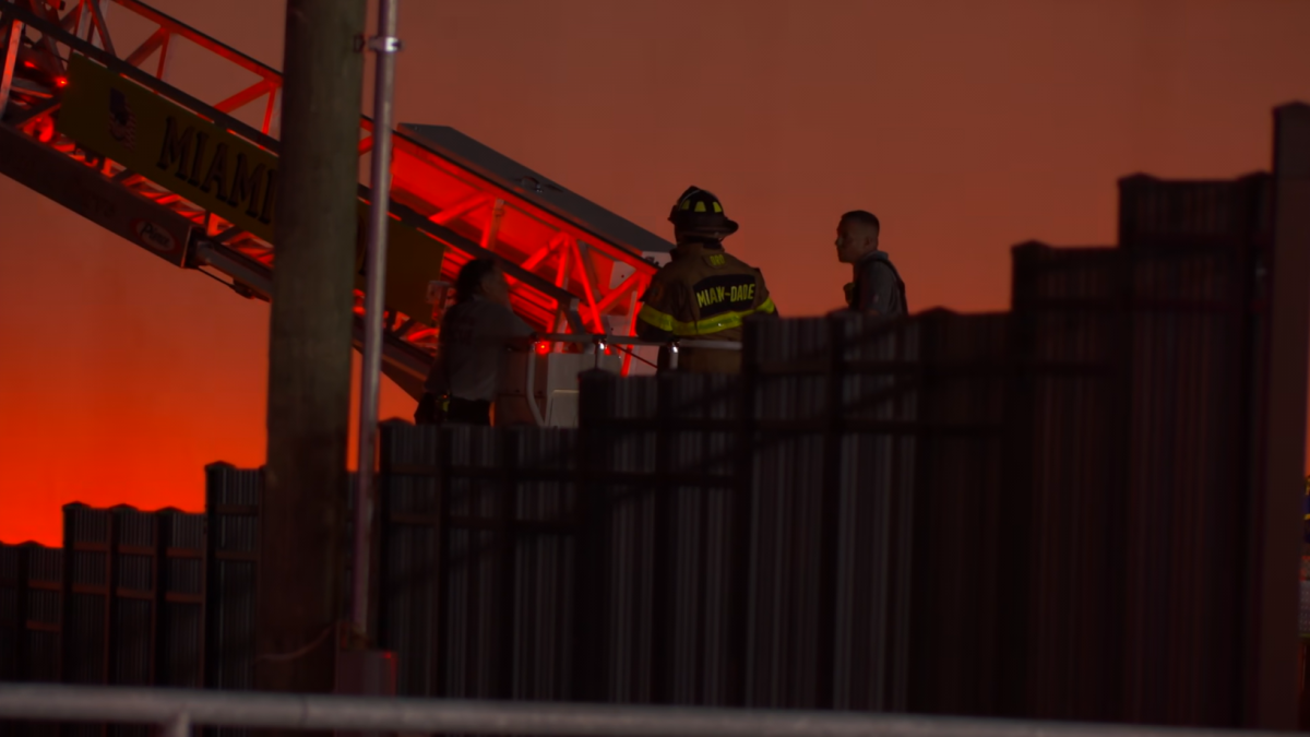 Firefighters battle huge junkyard fire in Opa-locka – NBC 6 South Florida