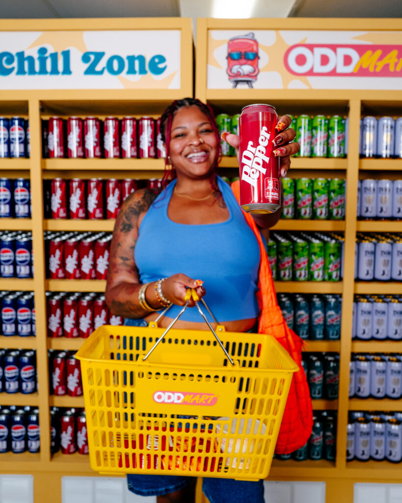 A person in a retail store