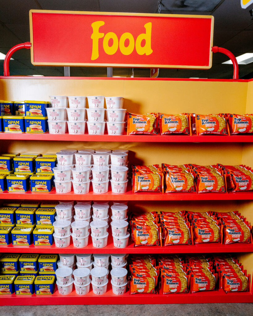 A person in a retail store
