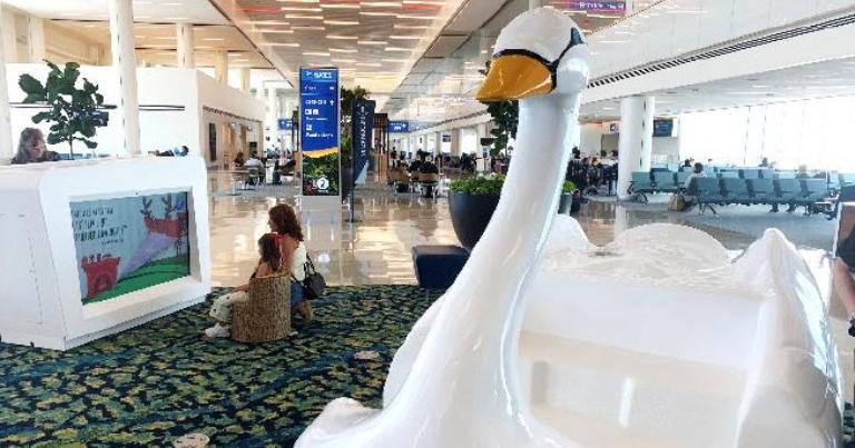 Orlando International Airport opens ‘Flybrary’ reading nook
