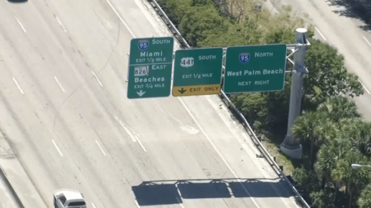 New ramp opens, connects Palmetto Expressway to I-95 – NBC 6 South Florida