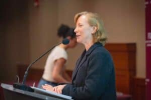 Dean Kazmer speaking at Honors and Awards Ceremony