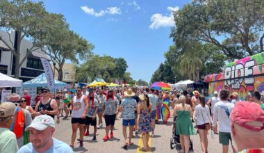 outdoor street fair.