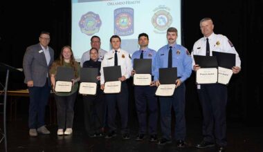 Orlando Health Recognizes Fire and Emergency Medical Services Crews In Lake County With Awards Ceremony Lake County, Clermont, and Minneola Fire Department Crews Were Honored