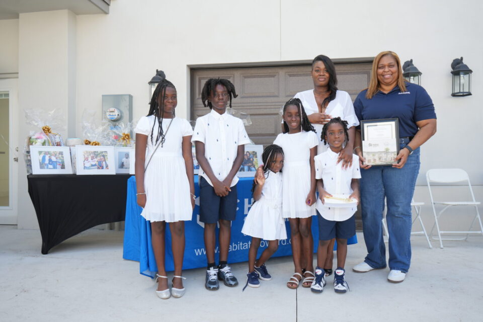 AutoNation and Habitat for Humanity of Broward Dedicate New Home to Registered Nurse and Single Mother of Five