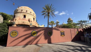 Mystic Fountain closes; More Construction Walls added to the Lost Continent at Islands of Adventure – Inside Universal