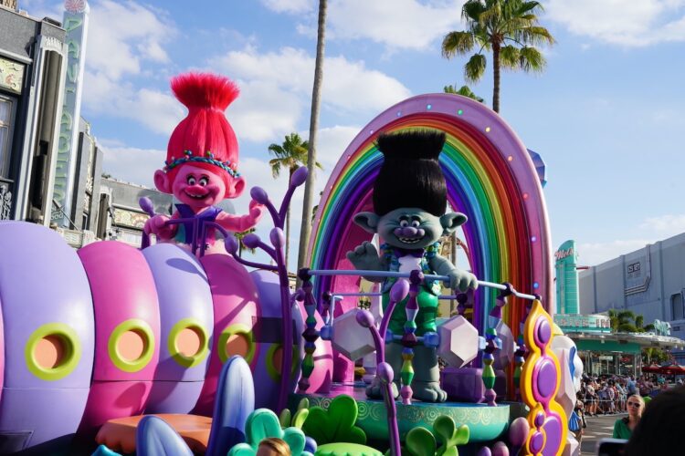 Poppy, Branch - Trolls - Universal Mega Movie Parade - photo by Matt Roseboom