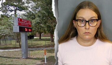 Florida teacher Heather Mashburn-Smith had sex with student on school grounds, police allege