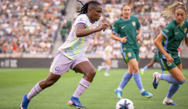 Image of Barbra Banda playing against Denver.