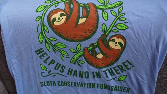 Central Florida Zoo sloth fundraiser shirts back in stock, available online
