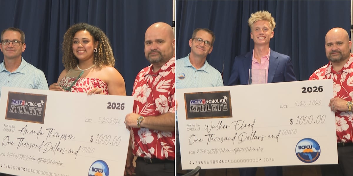 Amanda Thompson, Walker Elrod earn Scholar Athlete of the Year honors